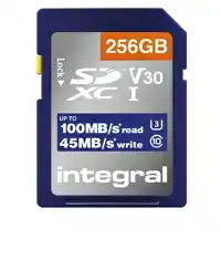 GEHEUGENKAART INTEGRAL SDHC-XC 256GB