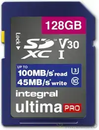 GEHEUGENKAART INTEGRAL SDHC-XC 128GB