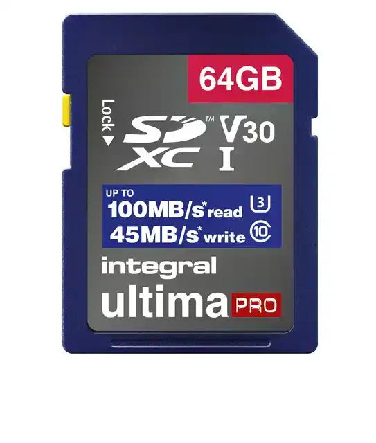GEHEUGENKAART INTEGRAL SDHC-XC 64GB