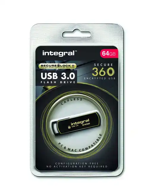 USB-STICK INTEGRAL 3.0 SECURE 360 64GB