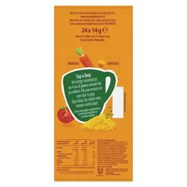 CUP-A-SOUP UNOX INDIASE KERRIE 140ML