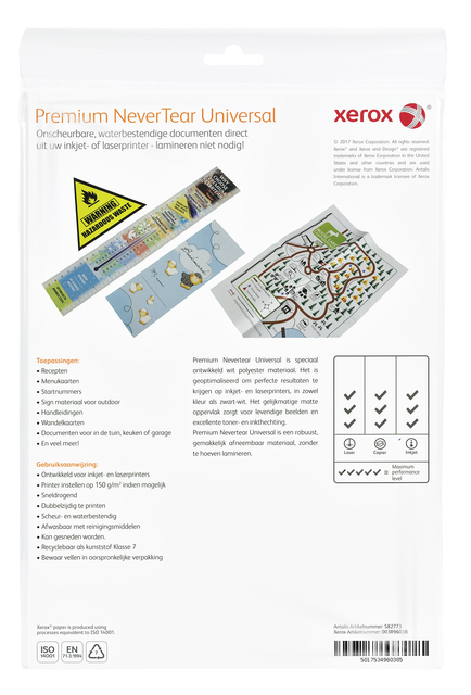 NEVERTEAR XEROX PREMIUM UNIVERSAL A4
