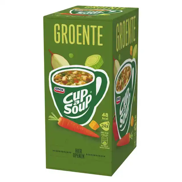 CUP-A-SOUP UNOX GROENTE 140ML