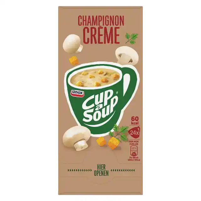 CUP-A-SOUP UNOX CHAMPIGNON CREME 140ML