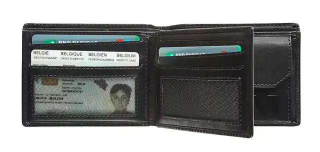 PORTEMONEE MAV ALL BLACK KLEINGELDVAK