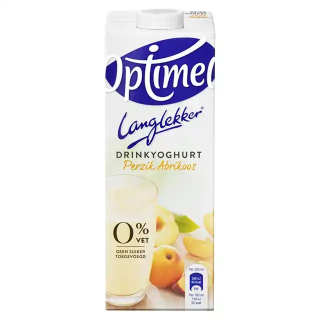 DRINKYOGHURT OPTIMEL LL PERZIK ABRIKOOS