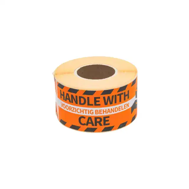 ETIKET RILLPRINT HANDLE WITH CARE