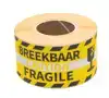 ETIKET RILLPRINT FRAGILE GEEL