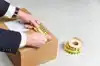 ETIKET RILLPRINT FRAGILE GEEL