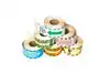 ETIKET RILLPRINT HEAVY GROEN