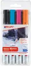 VILTSTIFT EDDING 95 GLASBORD INCL ZWART