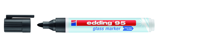 VILTSTIFT EDDING 95 GLASBORD ZWART