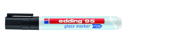 VILTSTIFT EDDING 95 GLASBORD ZWART