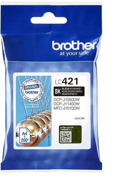 INKTCARTRIDGE BROTHER LC-421BK ZWART