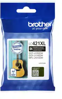 INKTCARTRIDGE BROTHER LC-421XLBK ZWART