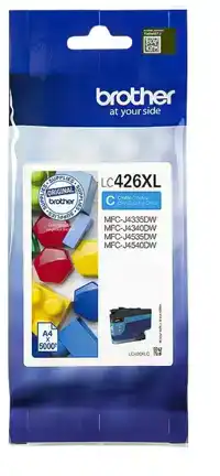 INKTCARTRIDGE BROTHER LC-426XLC BLAUW