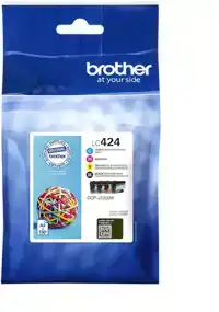 INKTCARTRIDGE BROTHER LC-424 ZWART + 3