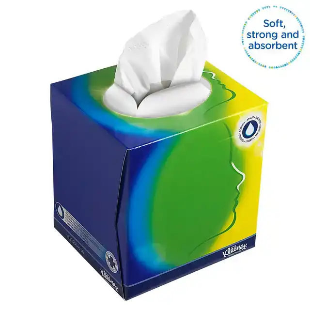 FACIAL TISSUES KLEENEX KUBUS 3LAAGS 56