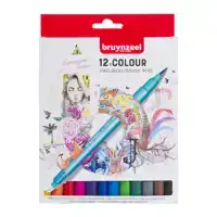 FINELINER BRUSH PEN BRUYNZEEL SET 12
