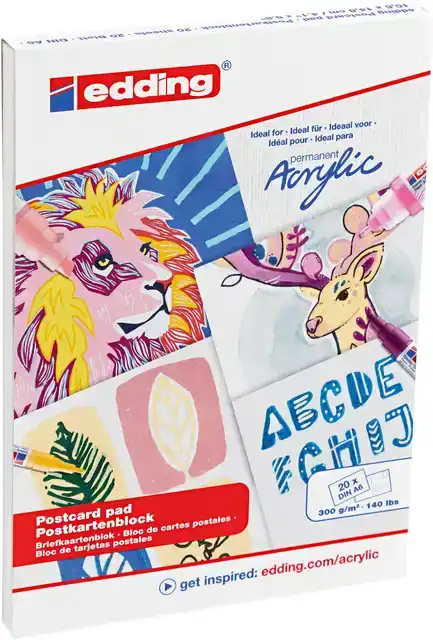 OLIE-ACRYLBLOK EDDING 30010 A6 20 VEL