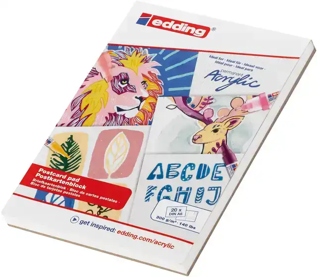 OLIE-ACRYLBLOK EDDING 30010 A6 20 VEL