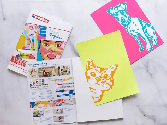 OLIE-ACRYLBLOK EDDING 30010 A6 20 VEL