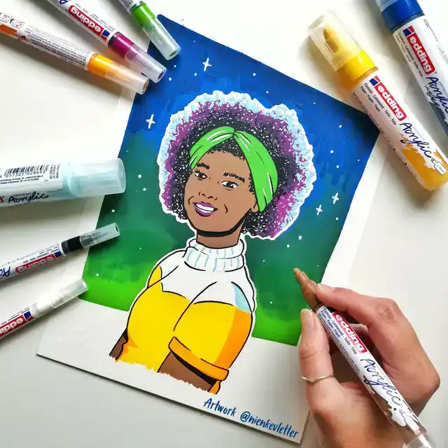 OLIE-ACRYLBLOK EDDING 30010 A6 20 VEL