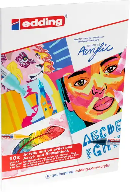 OLIE-ACRYLBLOK EDDING 30010 A3 10 VEL