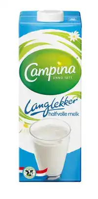 CAMPINA LANGLEKKER HALFVOLLE MELK PAK