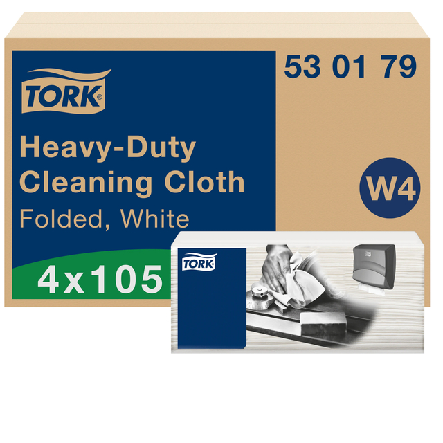 REINIGINGSDOEK TORK HEAVY-DUTY W4 WIT