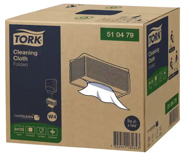 REINIGINGSDOEK TORK W4 PREMIUM GEVOUWEN