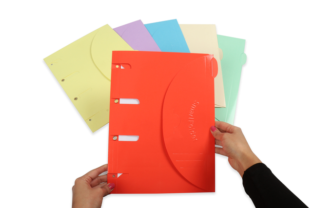 SMARTFOLDER OPBERGMAP GELAMINEERD A4