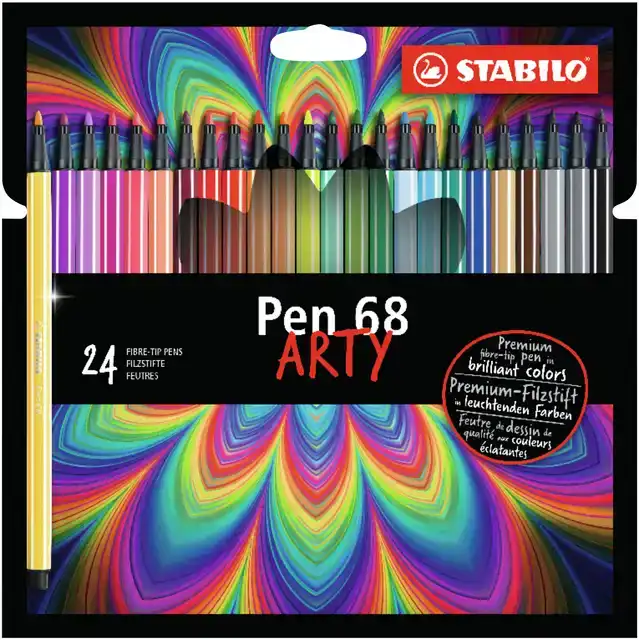 VILTSTIFT STABILO PEN 68/24 ARTY M 24ST