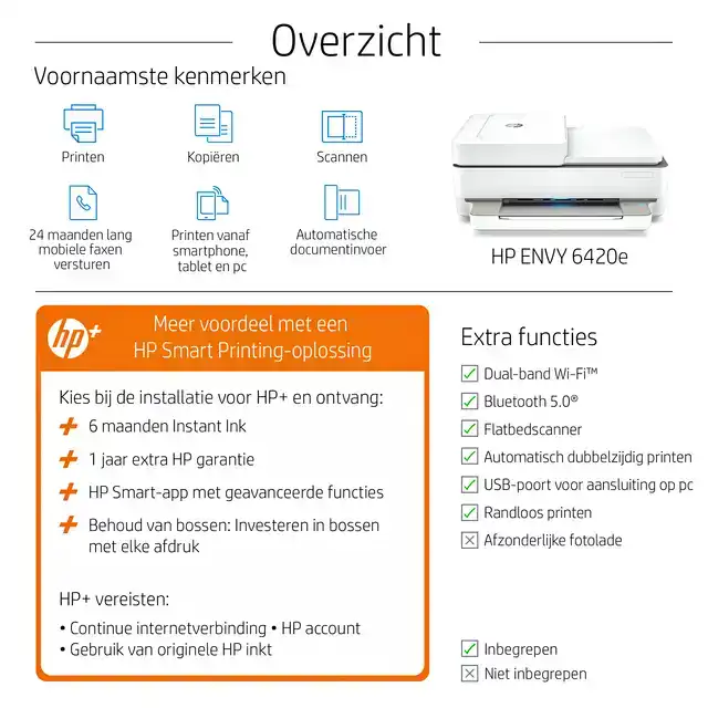 MULTIFUNCTIONAL INKTJET HP ENVY 6420E