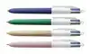 BALPEN BIC 4KLEUREN WOOD M ASSORTI
