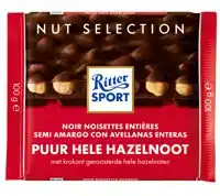 RITTER SPORT PUUR HELE HAZELNOOT TABLET