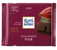 RITTER SPORT PUUR TABLET 100GR