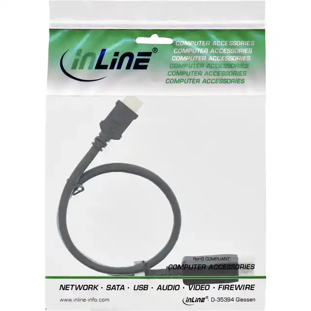 KABEL INLINE DISPLAYPT HDMI 4K M/M 2 M