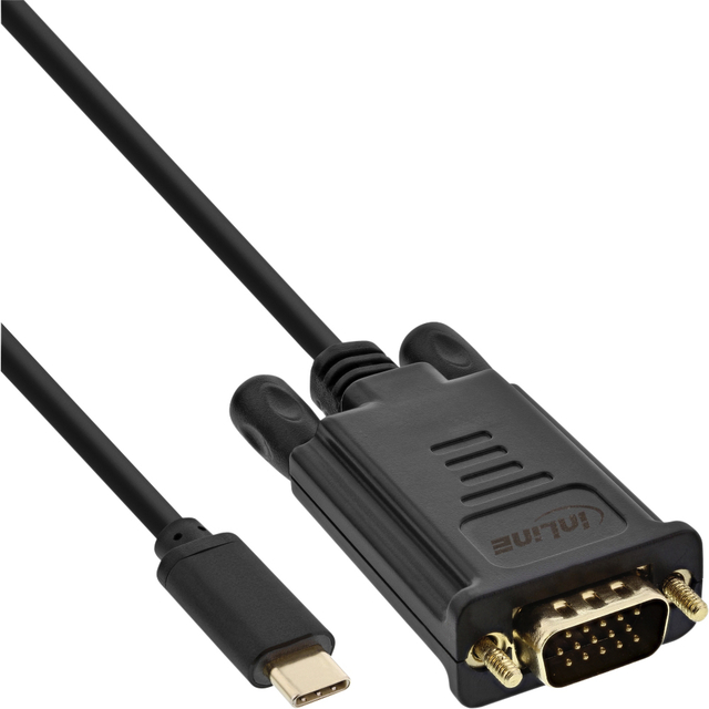 KABEL INLINE USB-C VGA 3.1 M/M 2 M