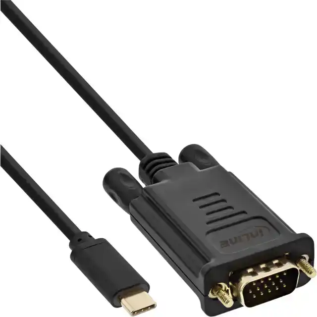 KABEL INLINE USB-C VGA 3.1 M/M 2 M