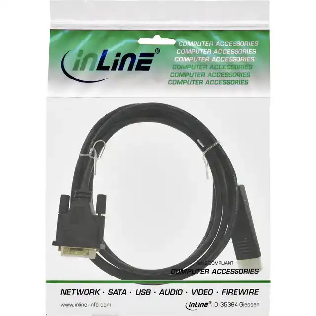 KABEL INLINE DISPLAYPT DVI 24+1 M/M 2 M