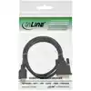 KABEL INLINE HDMI DVI 18+1 PIN M/M 2 M