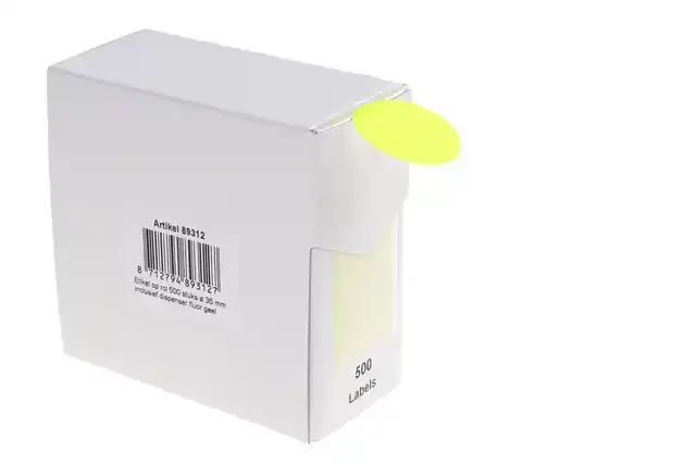 ETIKET RILLPRINT 35MM 500ST OP ROL