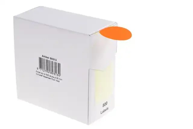 ETIKET RILLPRINT 35MM 500ST OP ROL