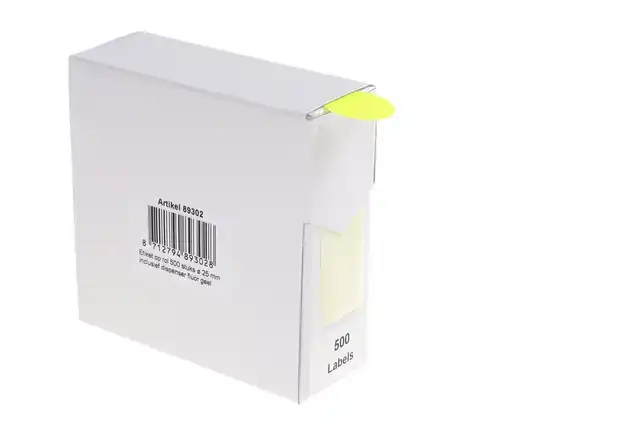 ETIKET RILLPRINT 25MM 500ST OP ROL