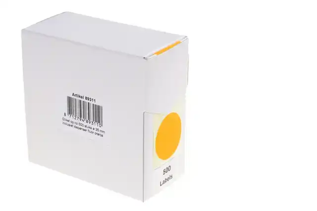 ETIKET RILLPRINT 35MM 500ST OP ROL