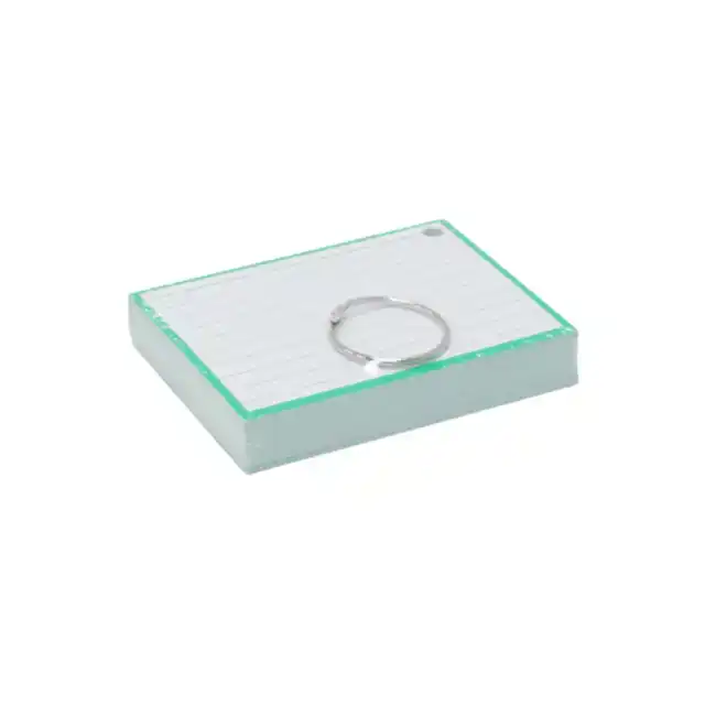 FLASHCARDS A7 GROEN INCL. CLIPRING