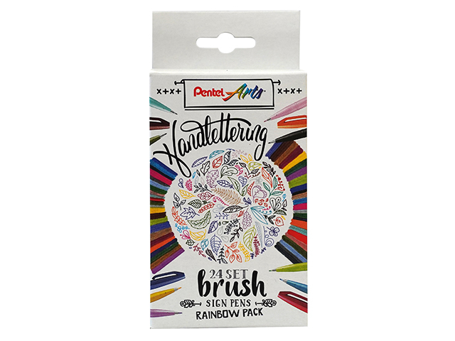 BRUSHPEN PENTEL SIGN SES15C RAINBOW
