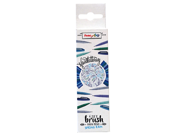 BRUSHPEN PENTEL SIGN SES15C SPRING RAIN
