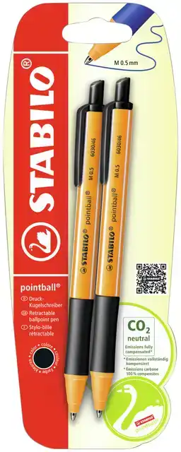 BALPEN STABILO POINTBALL 6030/46 M 2ST